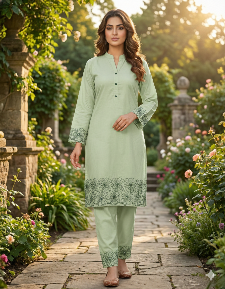 Traditional Co-ord Set (Rose Garden)